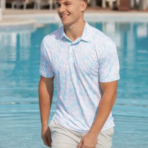 Island Oasis printed polo