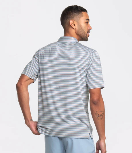 Tybee Stripe Polo - Amberjack - Image 2