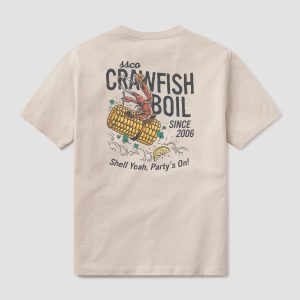 Crawfish Boil Tee - Taupe
