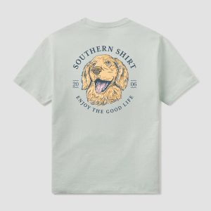 Youth Dog Days Badge Tee- Cool Mint