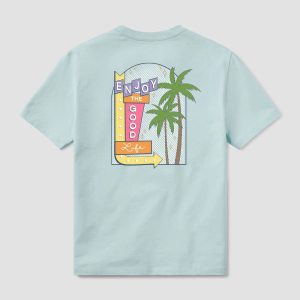 Enjoy The Good Life Tee SS - Aquamarine