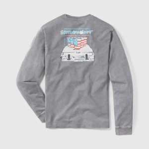 Patriotic Pong L/S Tee - Monument