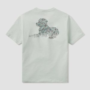 Youth Bayou Dog Tee- Cool Mint