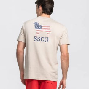 Good Boy USA Tee - Taupe