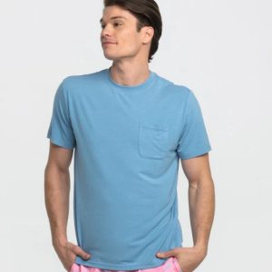 Max Comfort Pocket Tee - Marine Blue
