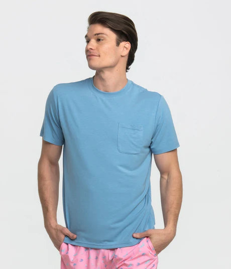 Max Comfort Pocket Tee - Marine Blue