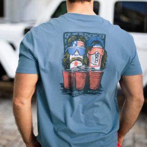 Redemption Shot Tee - Nautical Blue