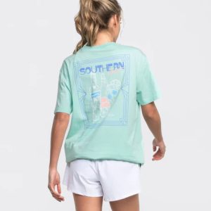 Touch of Spritz Tee - Beach Glass