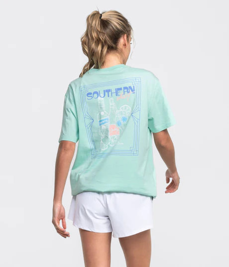Touch of Spritz Tee - Beach Glass