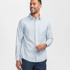 Brookside Plaid Button Down - Moonlight