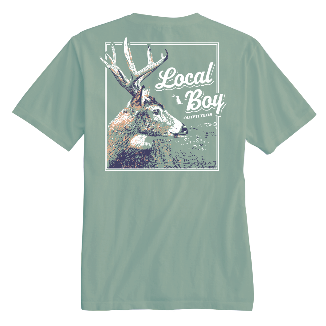 Stag Profile SS Tee - Bay