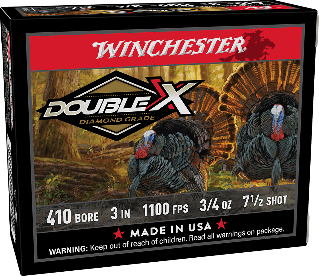 Winchester 410 GA 3" 3/4oz 1100FPS #7.5 Double X Diamond Grade Game Load