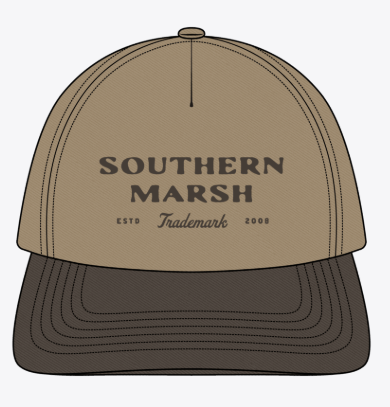 Youth Trademark Hat - Dark Green & Tan
