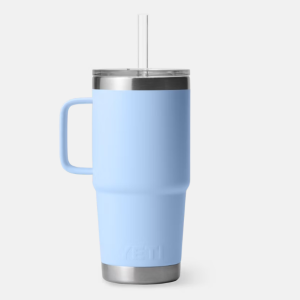 Rambler® 25 oz Straw Mug - Big Sky Blue