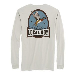 Swamp Duck LS Tee - Silver