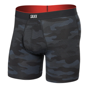 Multi-Sport Mesh Performance Boxer Brief 6" - Remote Camo - Faded Black