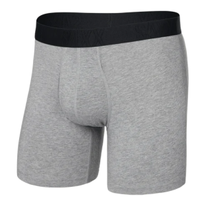 DropTemp® Cooling Cotton Boxer Brief 6" - Dark Grey Heather