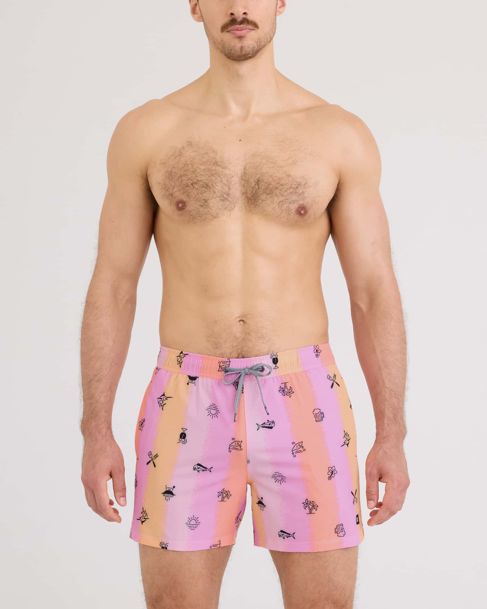 Oh Buoy 2N1 Volley 5" Trunk - Iconic Summer