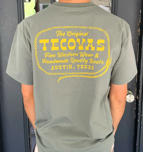 Original Rope Tee- Cactus/Yellow