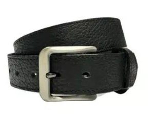 Sagebrush 1.5” Bison Leather Belt - Black