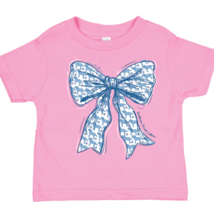 Toddler Tied & True Tee- Raspberry