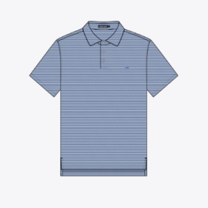 Youth Amagansett Relaxed Polo - Stripe - Navy