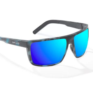 Toads Matte Blue Water with Blue Mirror Glass Lenses