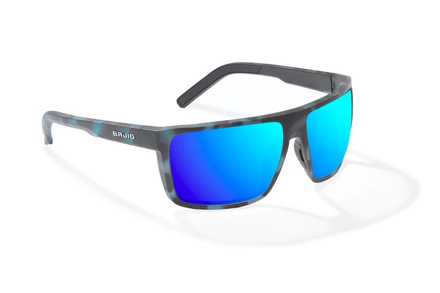 Toads Matte Blue Water with Blue Mirror Glass Lenses