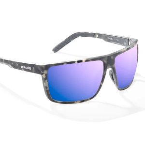 Toads Matte Gray Rock with Violet Mirror Glass Lenses