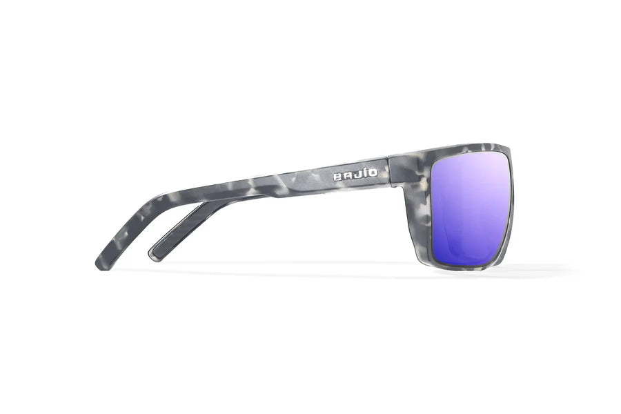 Toads Matte Gray Rock with Violet Mirror Glass Lenses - Image 3