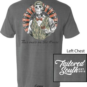 On The House SS Tee-Grey