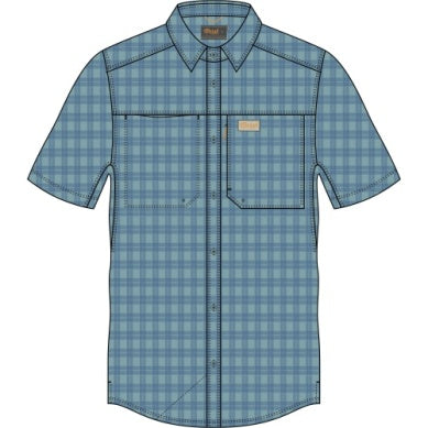 Lenwood Hagood Short Sleeve Shirt - Blue Heaven
