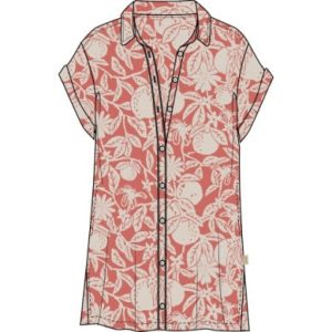 BreezeWeave Dress - Lobster