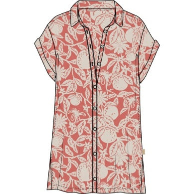 BreezeWeave Dress - Lobster
