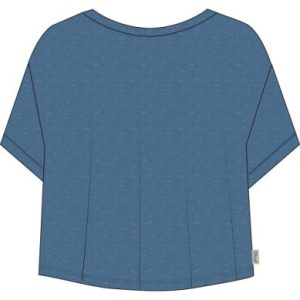 Buxton Flowy Tee - Blue Heaven Heather