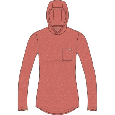 Women's Buxton Tech Hoodie - Lobster Heather