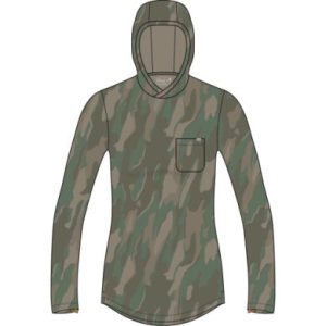 Women's Buxton Hagood Tech Hoodie - Thyme Lowland Camo