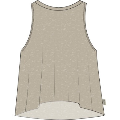 Women's Buxton Flowy Tank - Khaki Heather