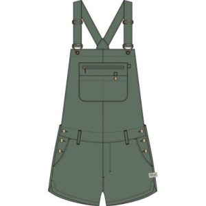 Women's Escape Shortalls - Thyme