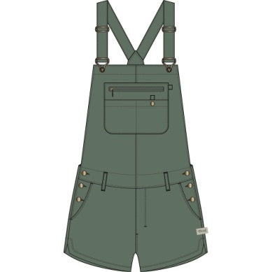 Women's Escape Shortalls - Thyme