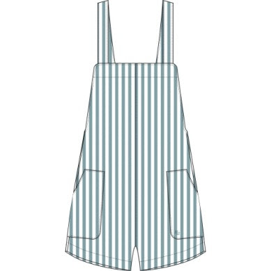 Women's Lowtide Linen Romper - Tourmaline