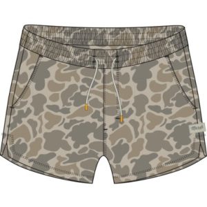 Women's Fulton Volley Shorts - Khaki Mallard Camo