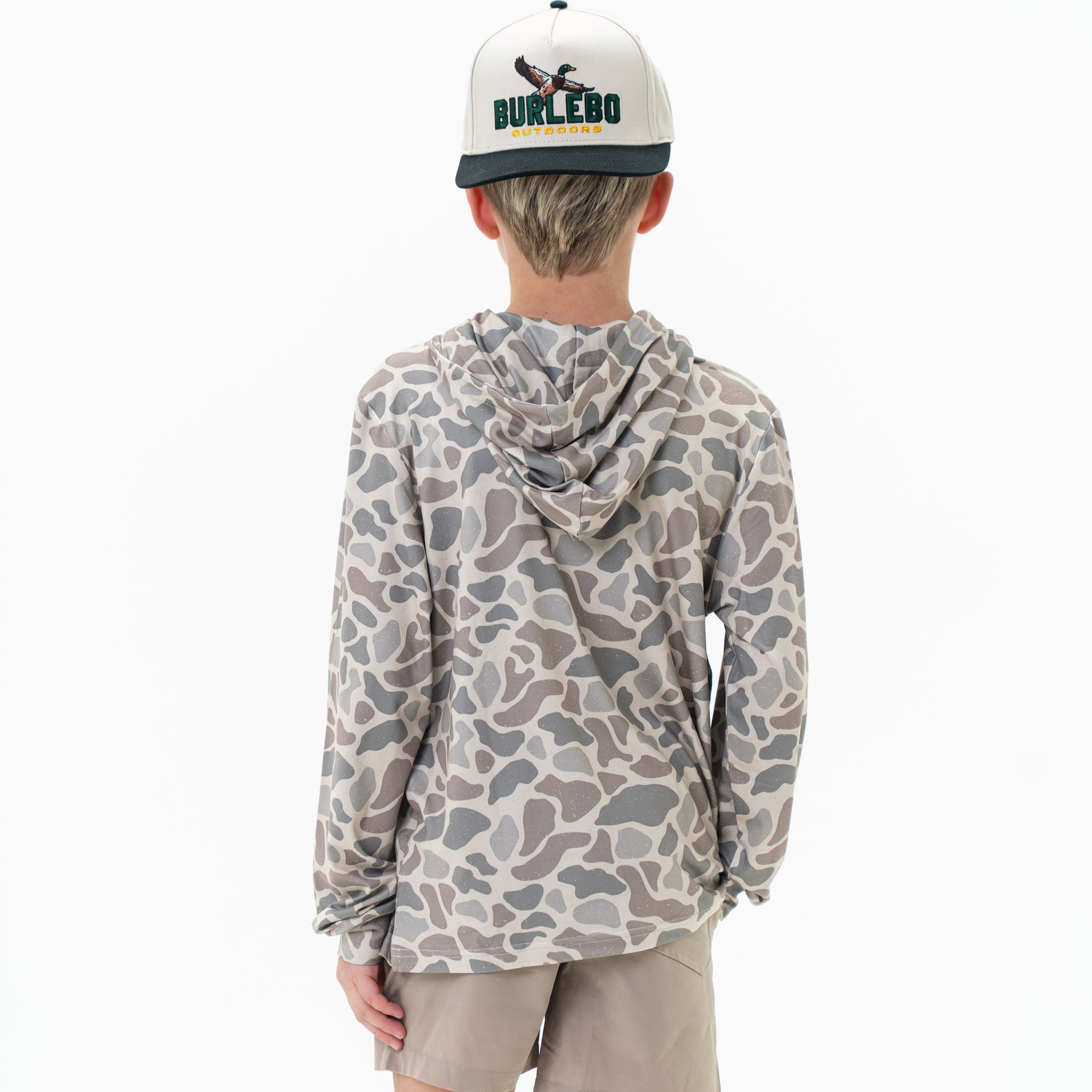 Youth Performance Hoodie - Classic Deer Camo - Image 2