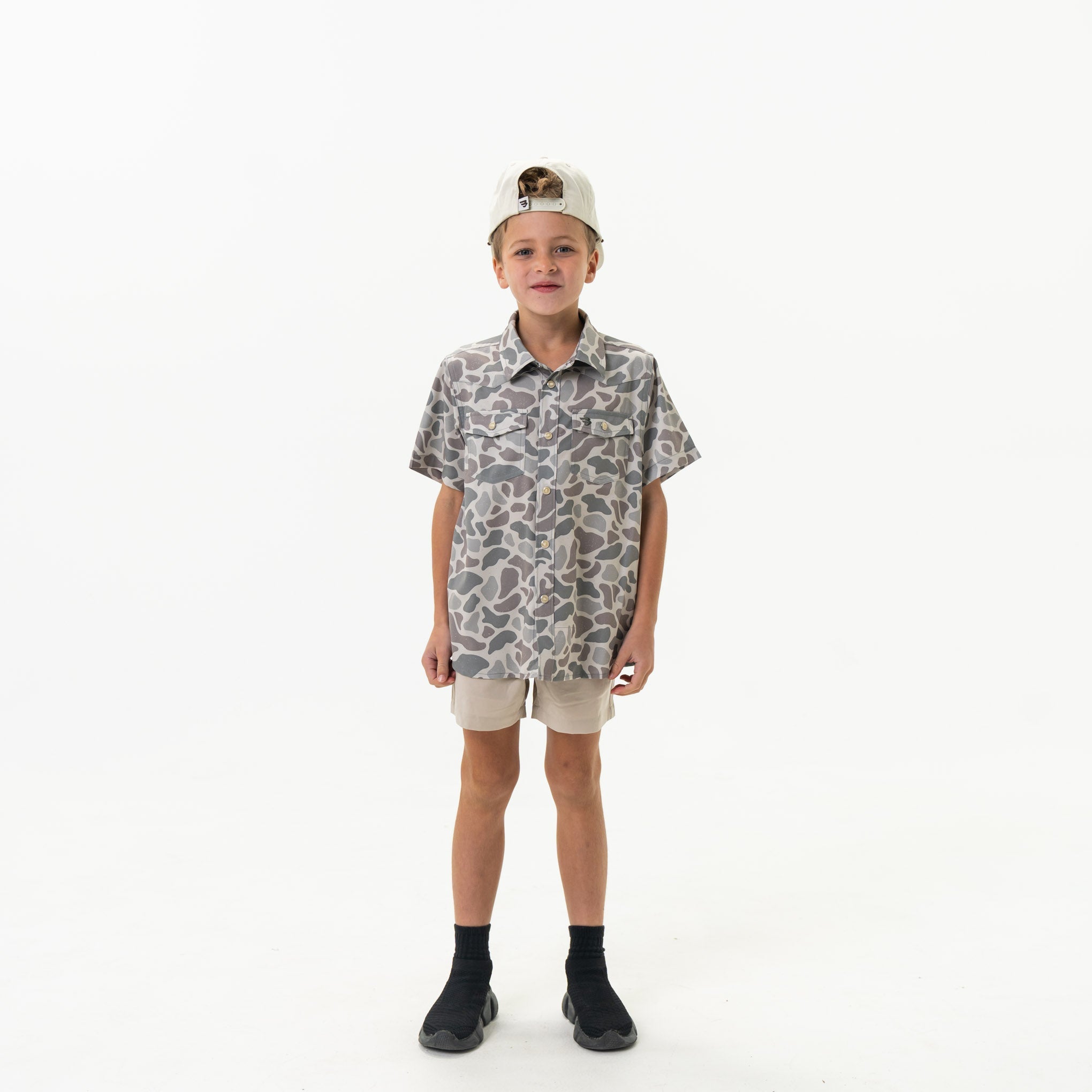 Youth Performance Western Shirt - Classic Deer Camo - Image 5