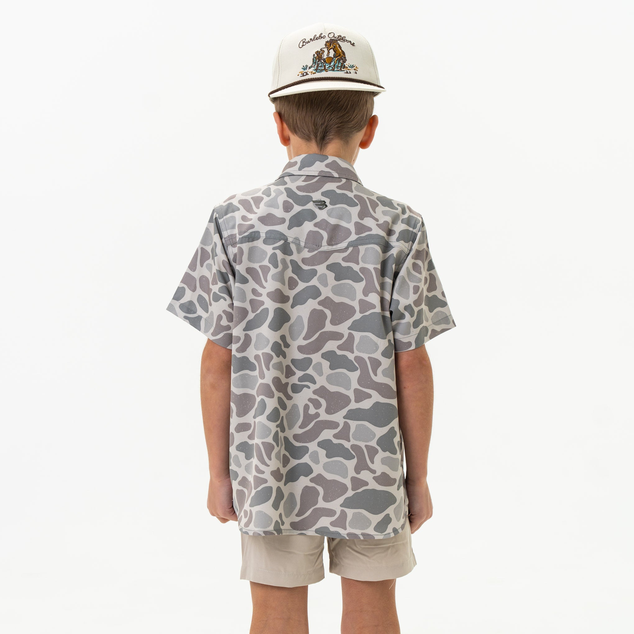 Youth Performance Western Shirt - Classic Deer Camo - Image 4