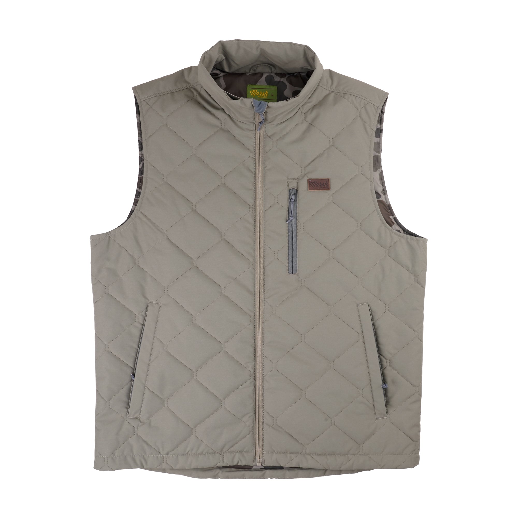 Barnwell Puff Vest - Rock
