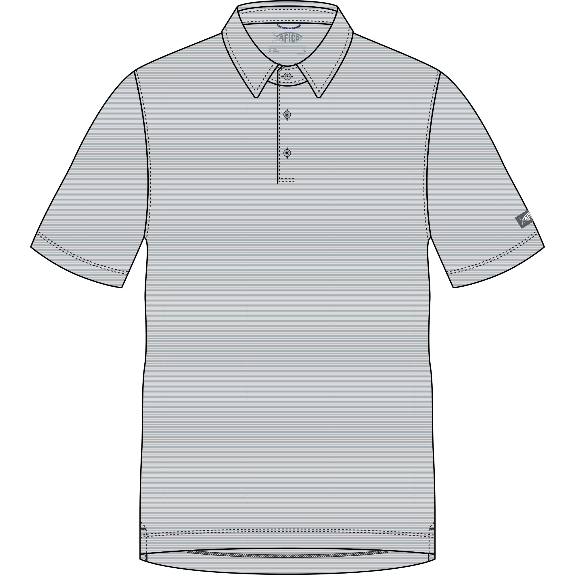 Link SS Performance Polo Shirt - Ancient Water