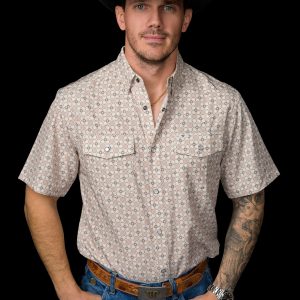 The Callen - Short Sleeve Pearl Snap Shirt