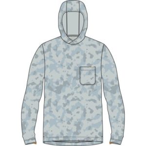 Buxton Hagood Tech Hoodie - Granite Foxhole Camo