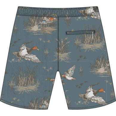 Youth Fulton Volley Shorts - Goblin Blue - Image 2